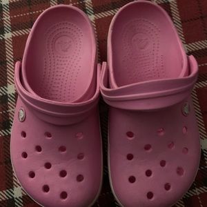 Pink crocs sandal size 6
